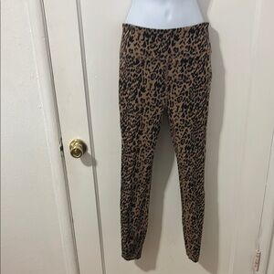 J. Crew 7/8 high-rise leggings in leopard